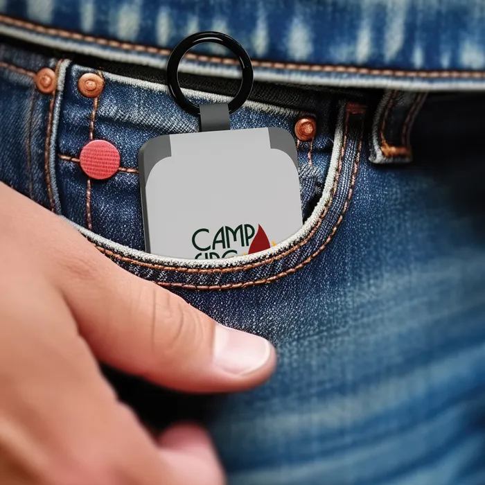 2000mAh Keychain Power Bank with Flashlight 7