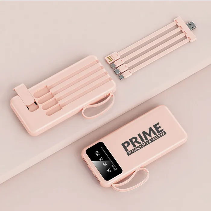 LED Display 8000 mAh Power Bank With Flashlight 13
