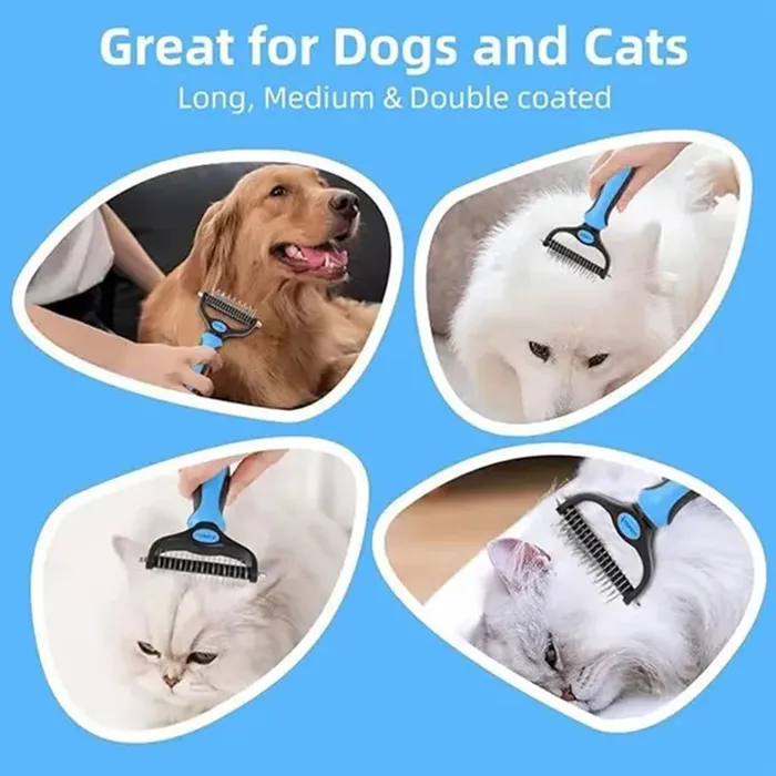Double Sided Pet Grooming Brush 5