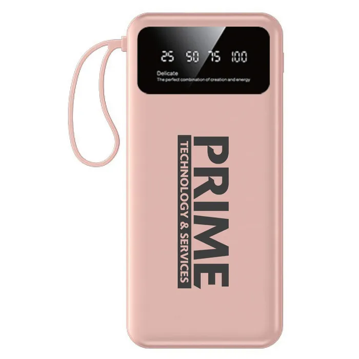 LED Display 8000 mAh Power Bank With Flashlight 6