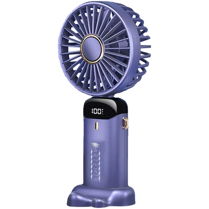 Rechargeable Digital Display Folding USB Fan 7