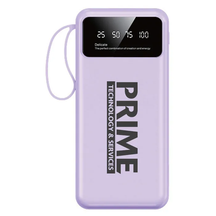 LED Display 8000 mAh Power Bank With Flashlight 7