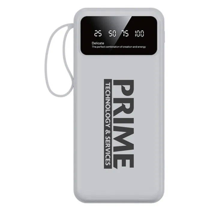 LED Display 8000 mAh Power Bank With Flashlight 9