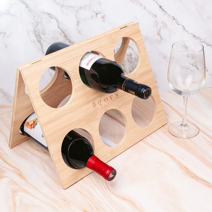 Bamboo Wine Rack 2