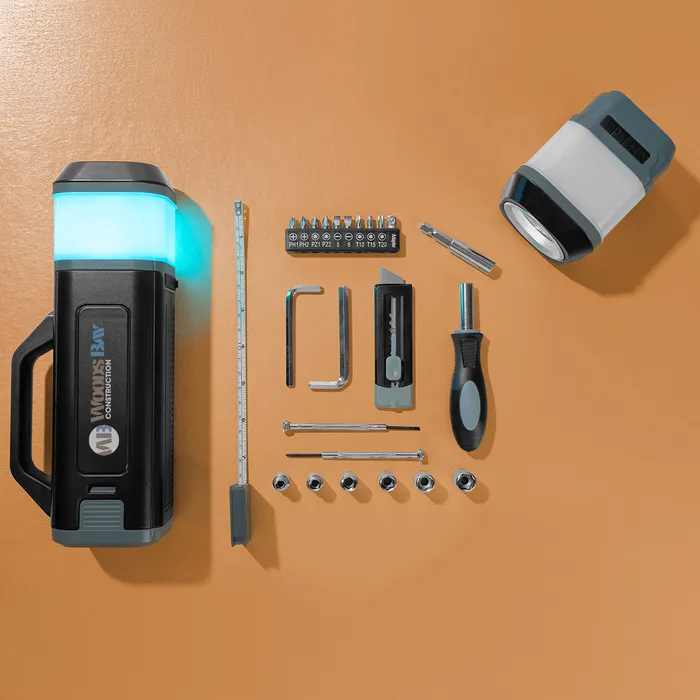 24-Piece Tool Set With Rechargeable LED Light 3