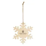 Wood Ornament - Snowflake 1