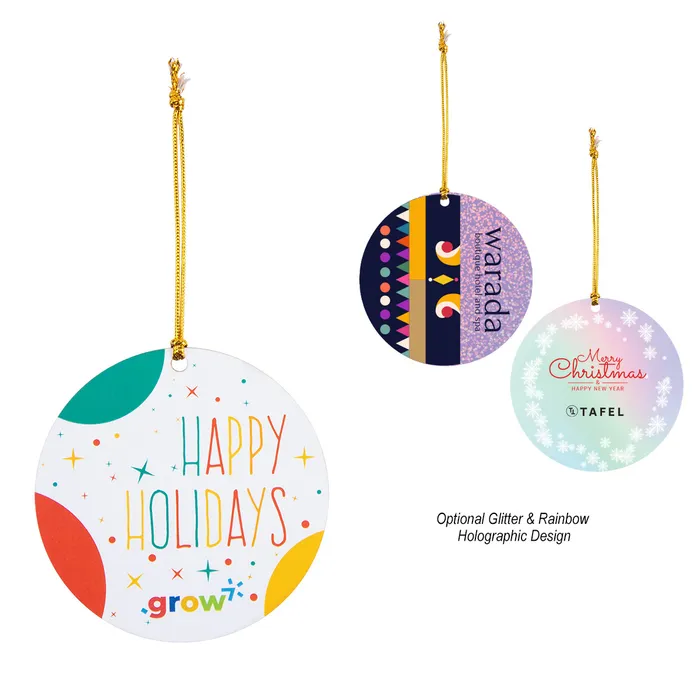Wood Ornament - Circle 2