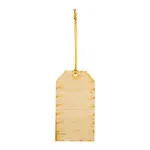 Wood Ornament - Gift Tag 3