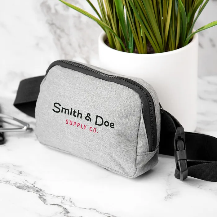 Everett rPET Heathered Belt Bag 2
