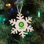 Wood Ornament - Snowflake 2