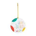 Wood Ornament - Circle 1