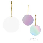 Acrylic Ornament - Circle 2