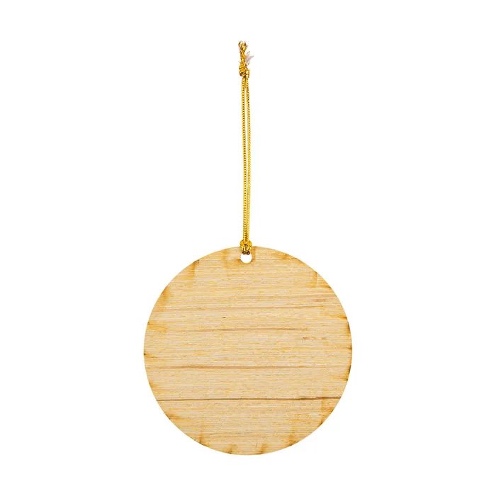 Wood Ornament - Circle 3