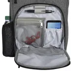 Heathered RFID Laptop Backpack & Briefcase 4