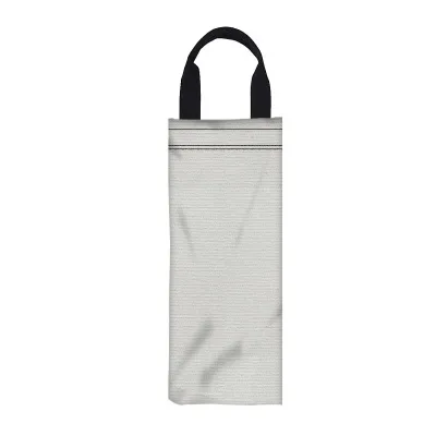 6" W X 16" H Canvas Wine Bag 2