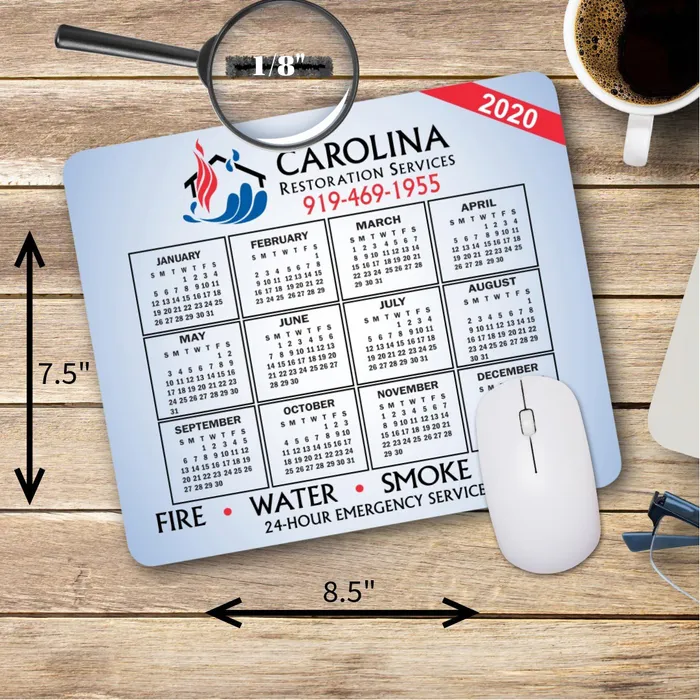 Mouse Carpet™ Heavy-Duty Fabric Mouse Pad (7.5"x8.5"x1/8") 1
