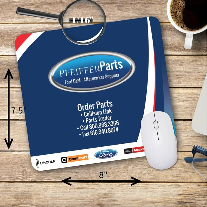 Mouse Carpet™ Heavy-Duty Fabric Mouse Pad (7.5"x8"x1/16") 1