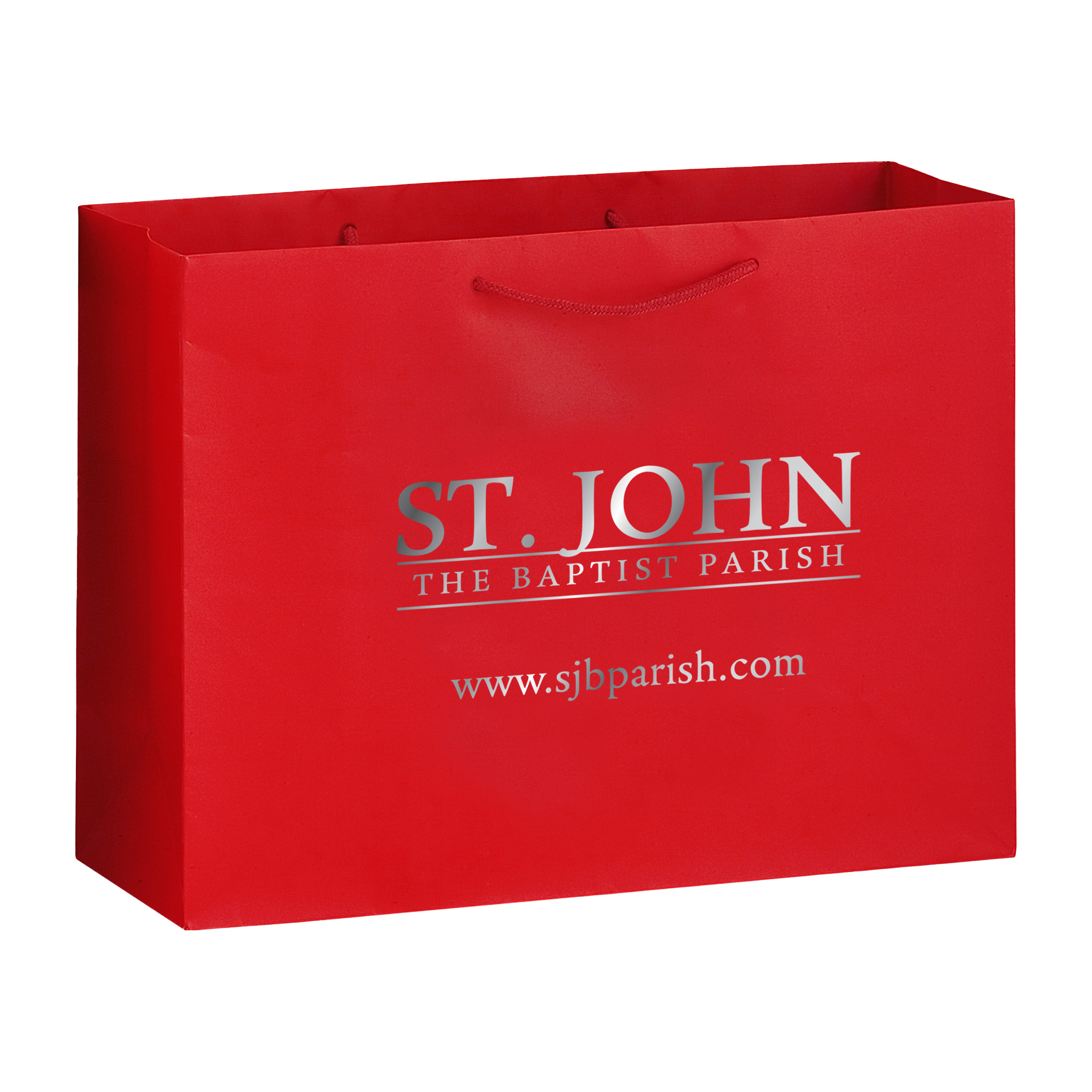 Gloss Laminated Euro Tote Bag |16x6x12|
