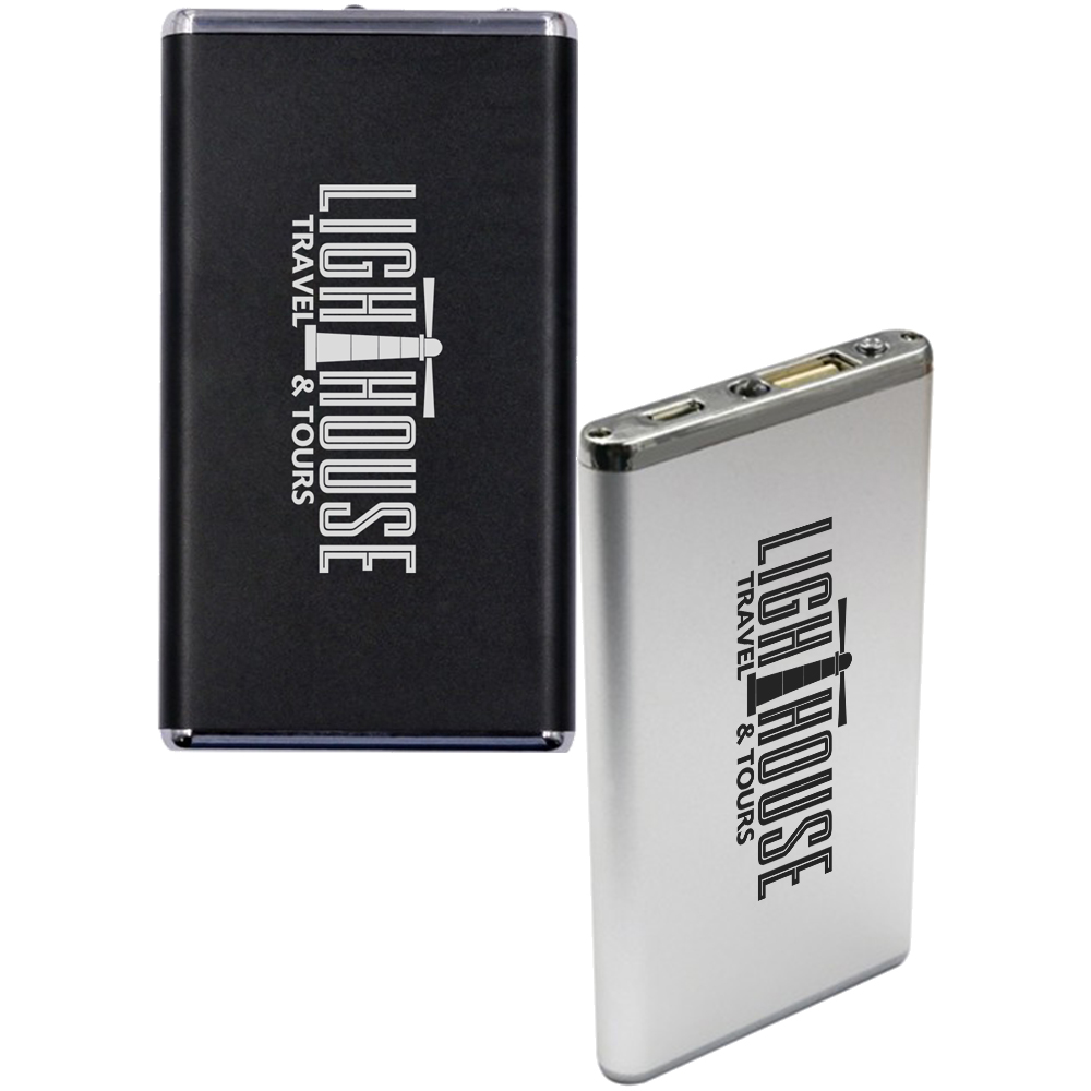 3000 mAh UL Certified Aluminum Slim Power Bank