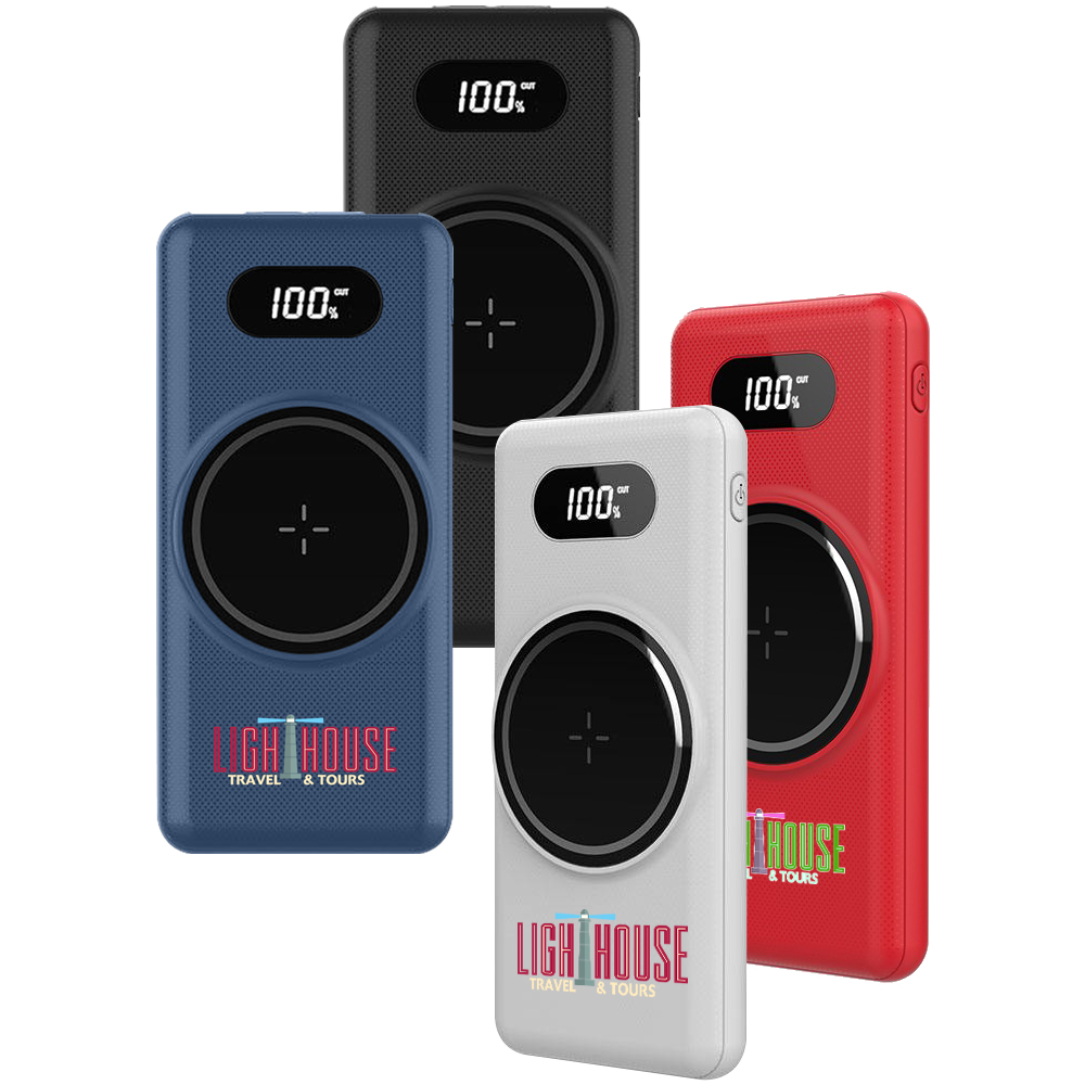 15W Led Display 10000mAh Power Bank