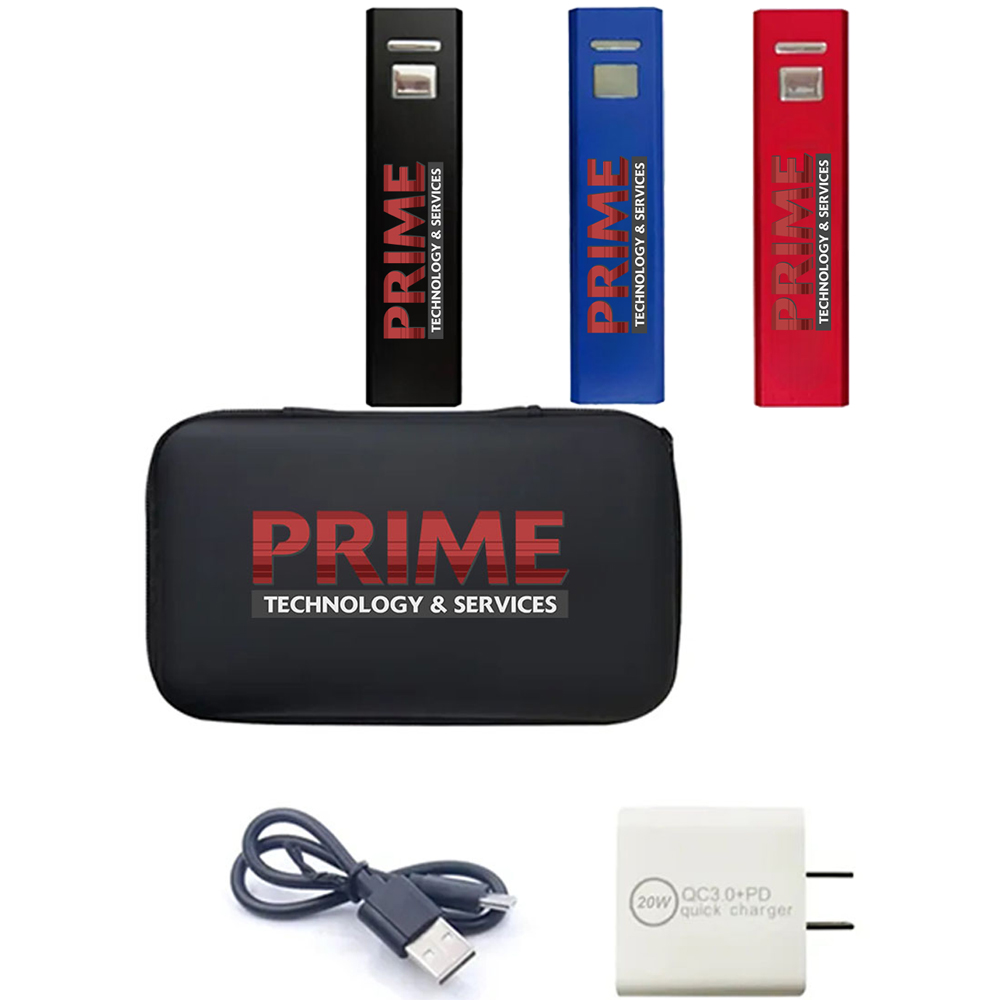 2200mAh Power Bank and 20w Wall Charger Set