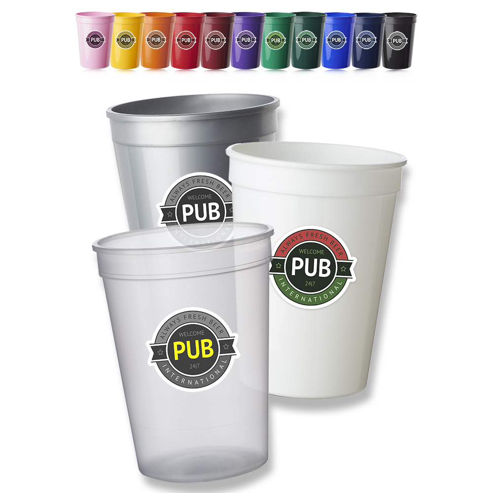 12 oz. Plastic Stadium Cups
