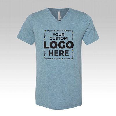 Bella & Canvas Unisex Triblend V-Neck Short Sleeve Tee