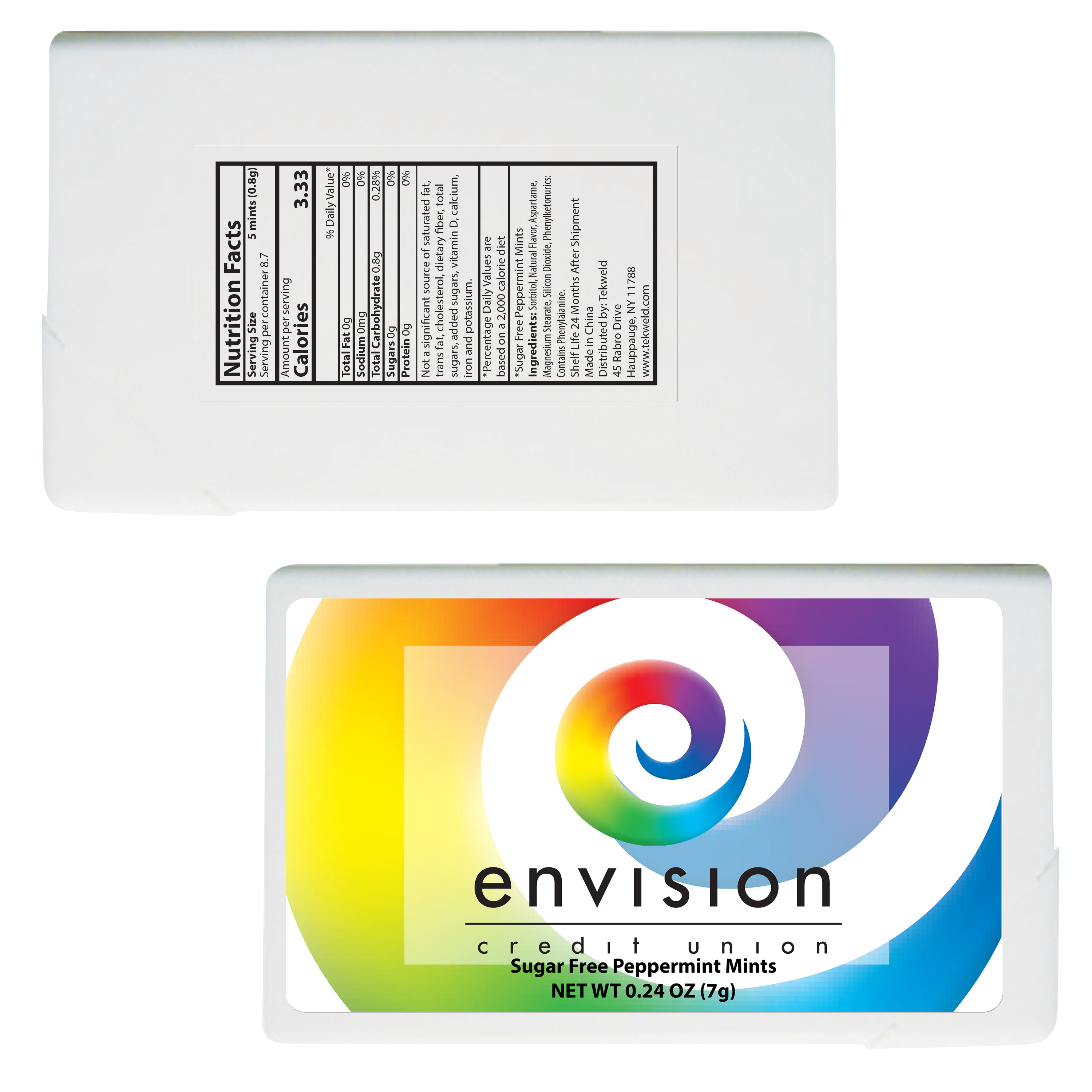 Rectangle Credit Card Mints