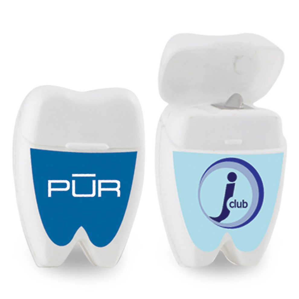 Tooth Shaped Mint Dental Floss