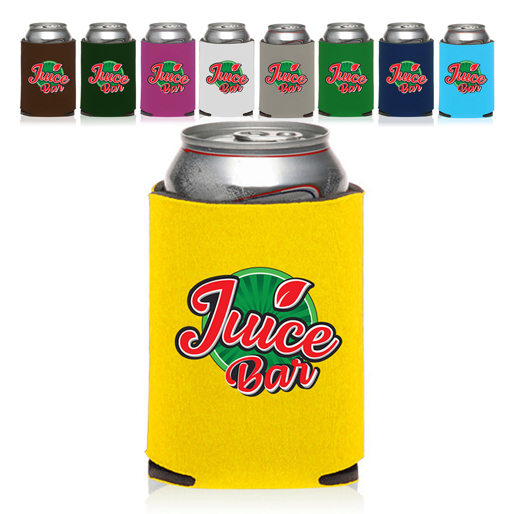 Full Color Budget Collapsible Custom Can Coolers