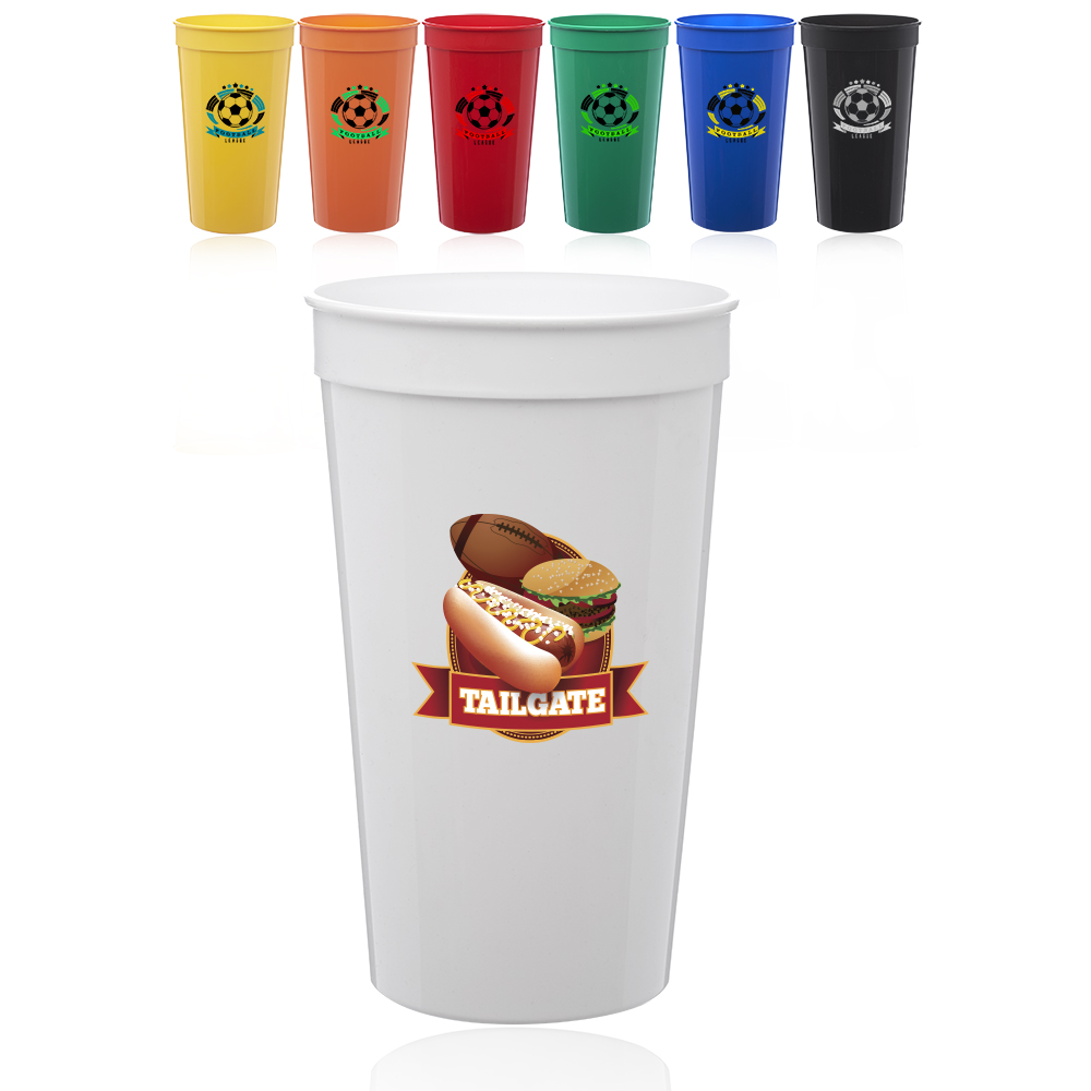 32 oz. Plastic Stadium Cups