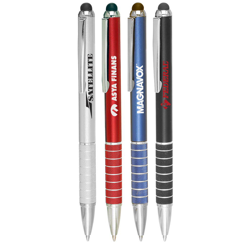 Twist Action Metal Stylus Pens