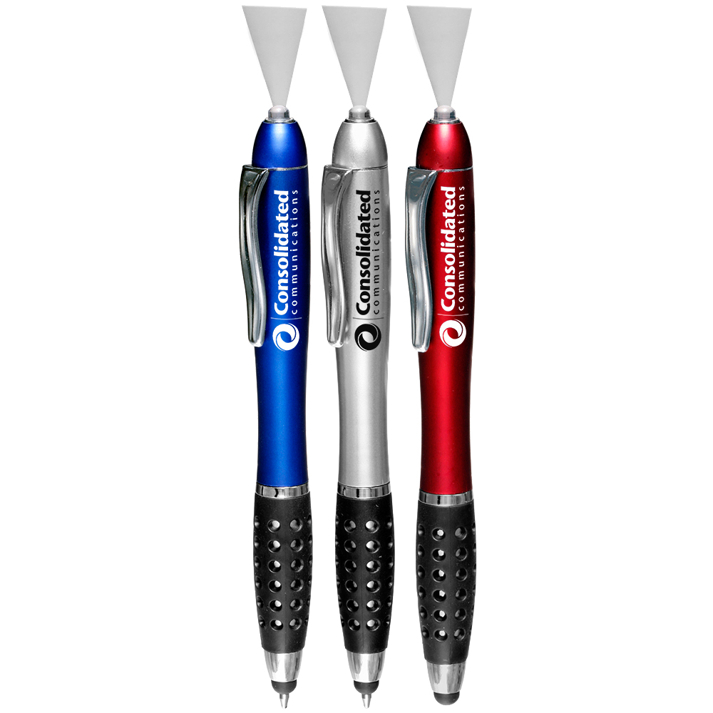 Gripper Stylus Pens with Led Light