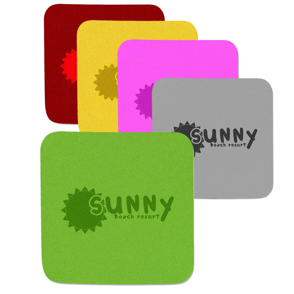 4 inch Squared Foam Custom Coasters