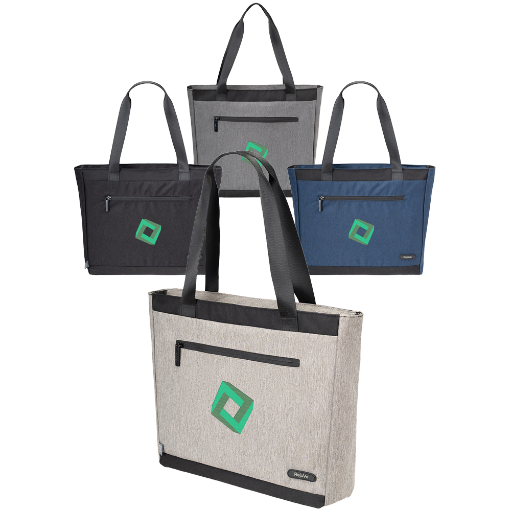RejuVe MILANO Recycled Heather Executive Tote Bag