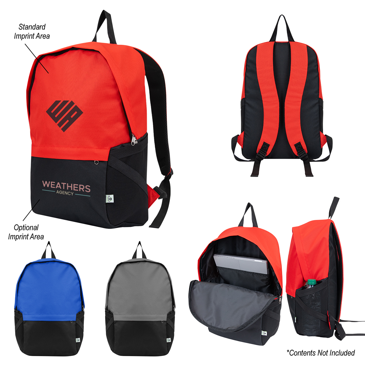 REPREVE® rPET Laptop Backpack