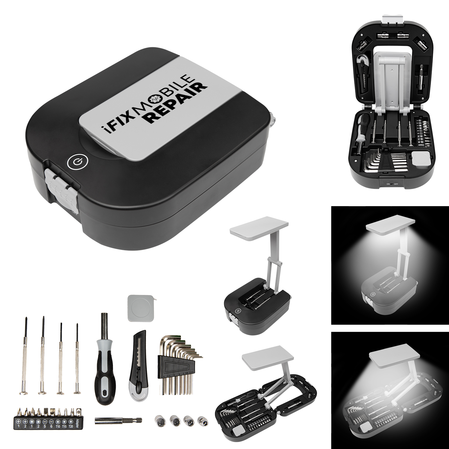 30-Piece Tool Kit With Light