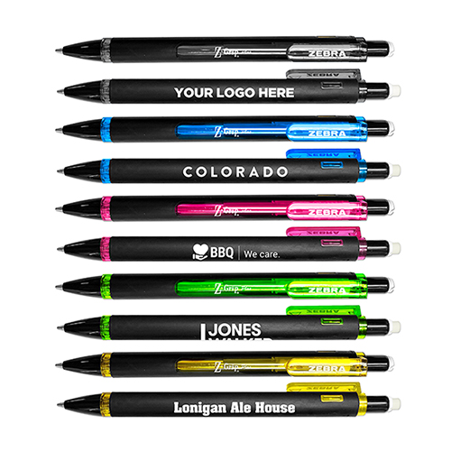 Zebra Z-Grip Plus Rubberized Mechanical Pencil with Eraser & Shake Advance Technology - Refillable