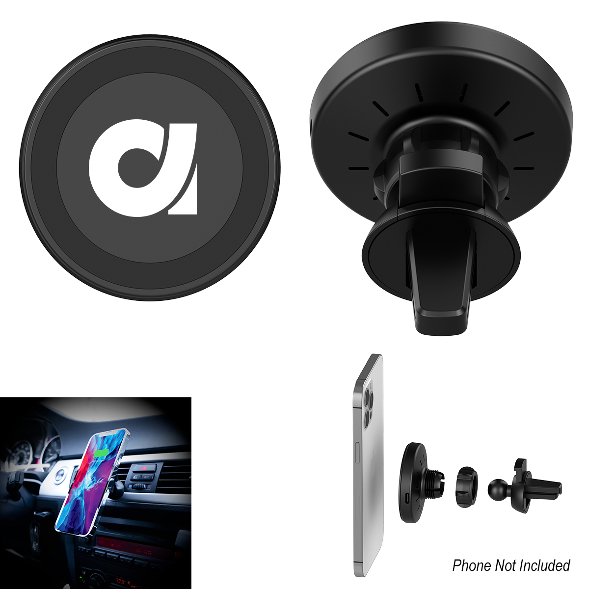 PhoneSuit® Mag Max Car Mount & Wireless Charger