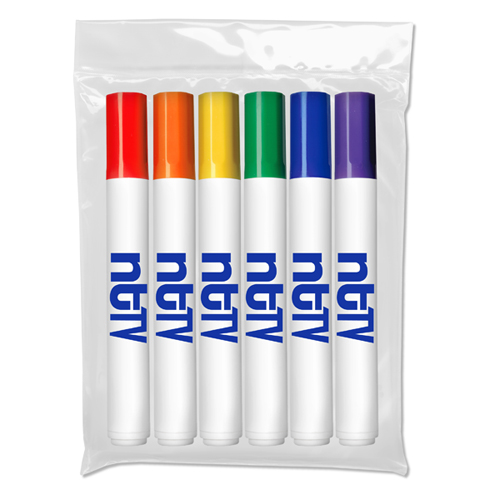 Washable Markers 6 ct - USA Made