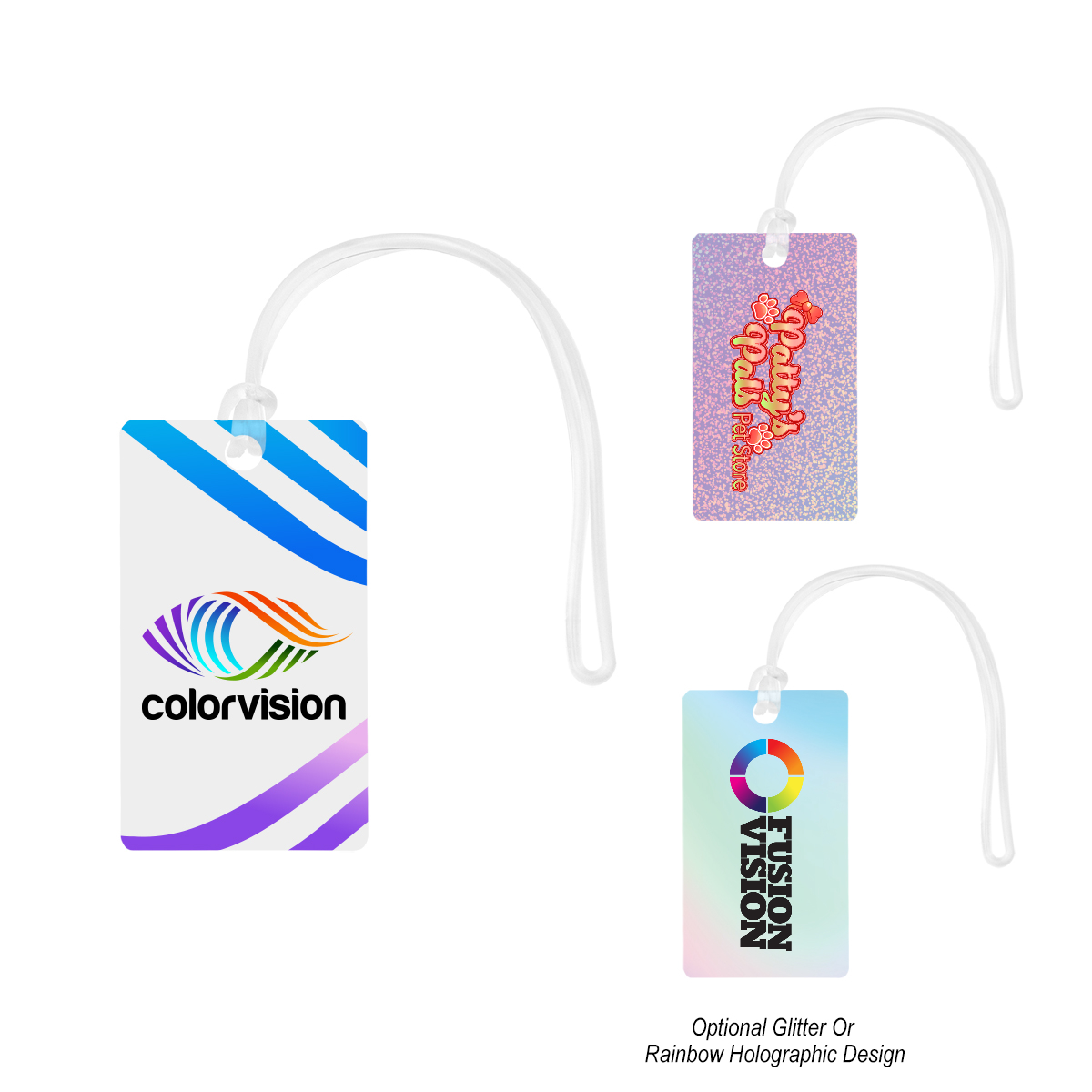 Acrylic Luggage Tag - Rectangle