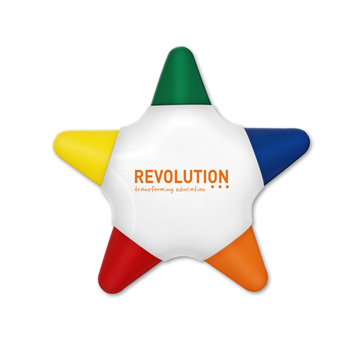 Crayo-Star™ 5 Color Crayon Star
