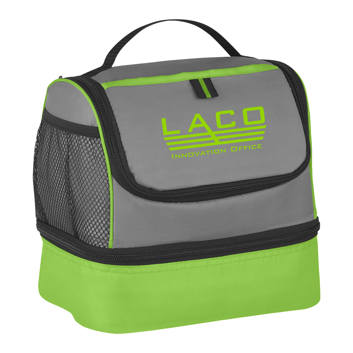 Gray / Lime Green