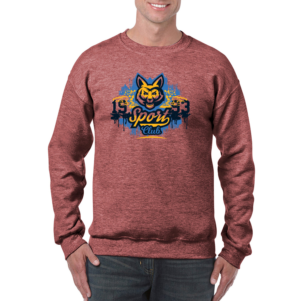Heather Sport Dark Maroon