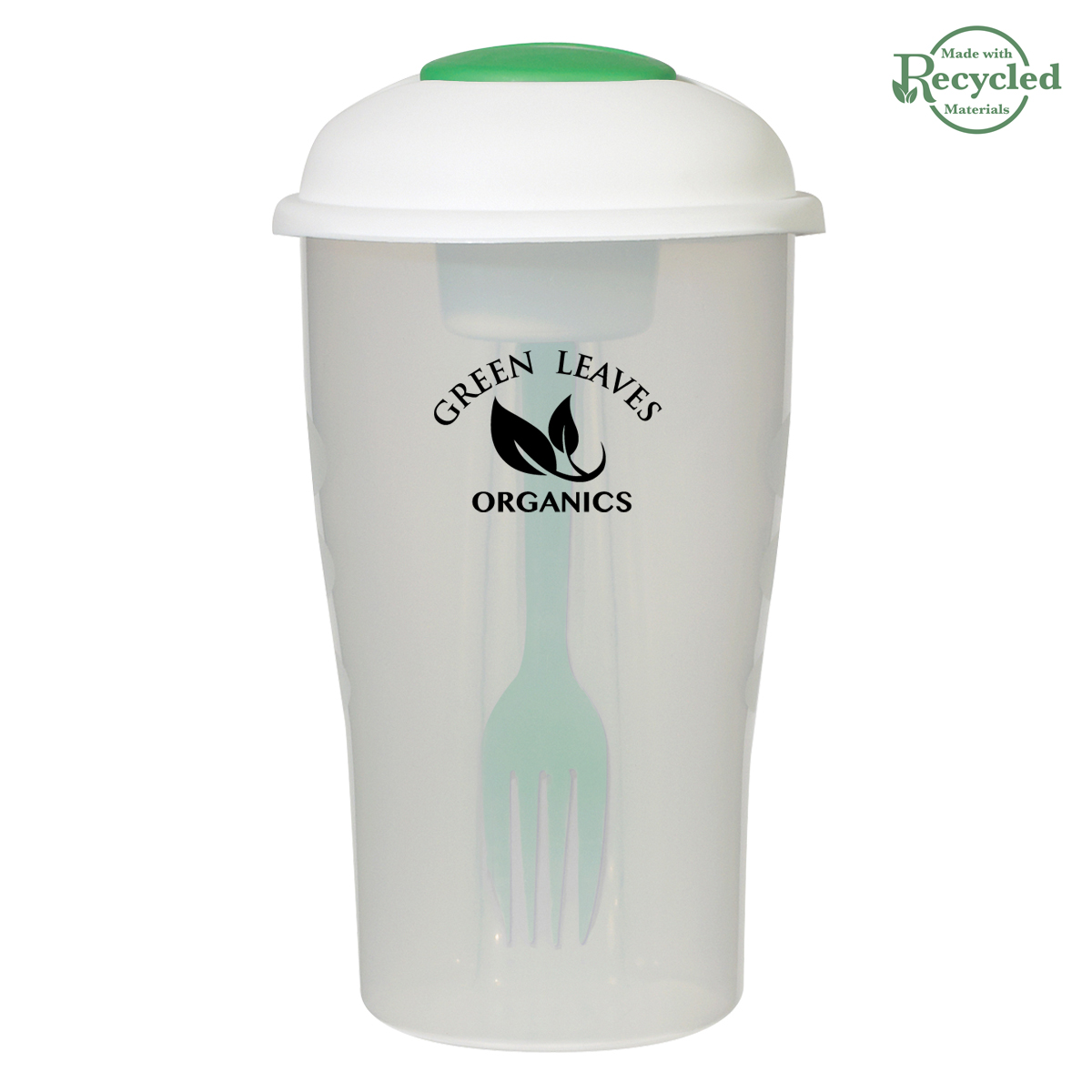 Frosted White / Green