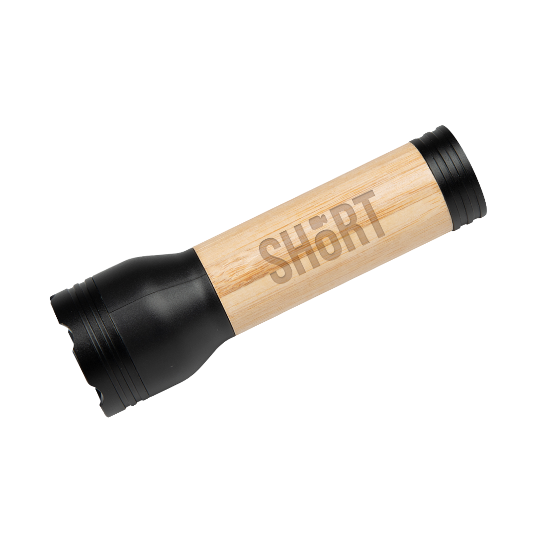 Bamboo Rechargeable LED Flashlight 1