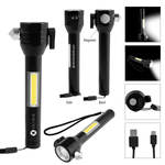 Safety Tool With Rechargeable COB Flashlight 2.0 2