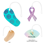 Full Color Wood Luggage Tag - 6" 2