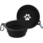 350ml Collapsible Pet Bowl with Carabiner 1