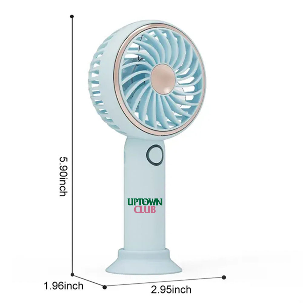 Simple LED and Handheld USB Rechargeable Fan 5